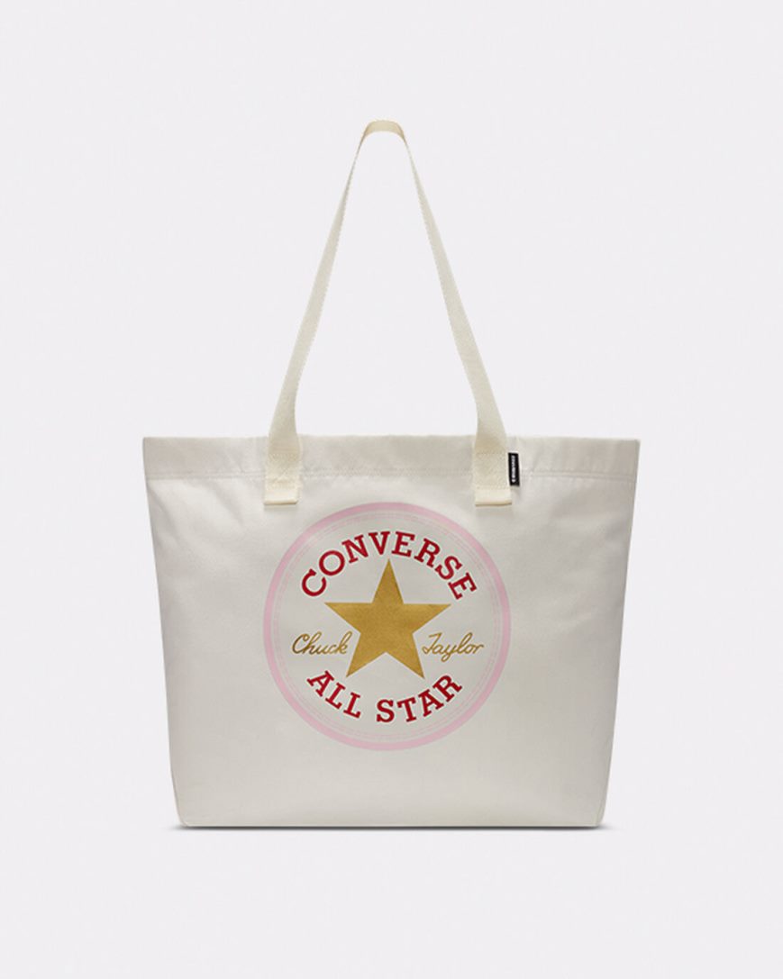 Women\'s Converse All Star Patch Tote Bags Beige | AU 49E0CL